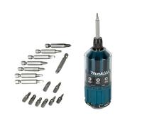 Makita - 18pc Jeu d'embouts pour tournevis avec support et manche, b-28896