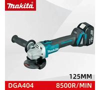 Makita 18V 125mm DGA404 meuleuse d'angle électrique sans brosse Lithium-Ion Rechargeable haute puissance pour couper et polir 4-piece set
