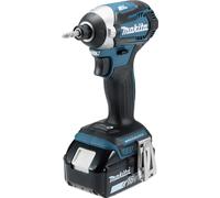 Makita 18V 175Nm 2X5.0Ah Li-Ion 3-Speed Bldc Impact Driver Makpac Case Dtd154Rtj