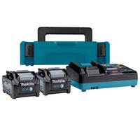 Makita Pack Énergie 40 V Max XGT Lithium-Ion (2 batteries 4 Ah + 1 chargeur) en coffret MAKPAC - 191J97-1