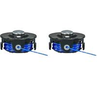 Makita 191Y39-5 Tap&Go Tête à 1 fil avec fil de coupe à quatre feuilles de 1,65 mm, 8 m de long, pointe automatique, compatible avec coupe-bordures sans fil DUR193 (Lot de 2)