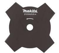 Makita 197320-2 4 Lame de rechange pour débroussailleuse 4 dents 255 x 25,4 x 2 mm