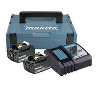 Pack énergie (2x3,0 Ah) avec chargeur simple et coffret Makpac - MAKITA 197952-5