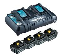 Makita 199485-6 - batterie Li-Ion 18V - pack débutant (4x 6,0Ah)