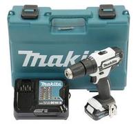 Makita 2 vitesses-Perceuse-visseuse à percussion sans fil + batterie, + chargeur, + mallette G