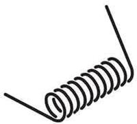 Makita 231679-8 Ressort de torsion pour meuleuse d'angle sans fil DGA456Z N° 2