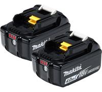 Makita 2x BL1840B batterie rechargeable 4.0 Ah 18V Li-Ion - BL1840B-2x