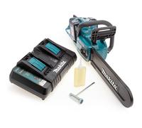 Makita 36V LXT sans Fil Tronçonneuse 35cm 2 X 5.0Ah Piles & Chargeur
