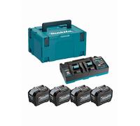 Makita 40V Li-ion MAX Set de 4 batteries 8.0Ah - Chargeur - Mbox - 1910A8-3