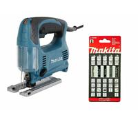 Makita 4329 + A-86898 Scie Sauteuse - Jeu De Lames De Scie Sauteuse 5 Pièces