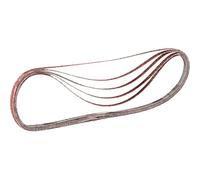 Bandes abrasives 6x533 mm rouge pour bois et métal Grain 80 (5 pcs) - MAKITA P-43206