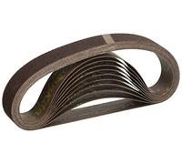 Makita 742303-3 Lot de 10 bandes abrasives 3,8 x 53,3 cm Grain 80