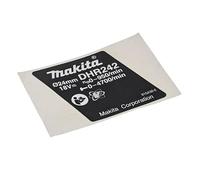 Makita 815A38-6 Plaque signalétique pour marteau perforateur et démolition modèle DHR242