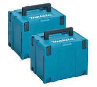 Makita 821552-6 Lot de 2 connecteurs empilables MakPac Type 4 396 mm x 296 mm x 315 mm