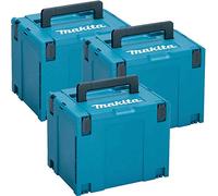 Makita 821552-6 Lot de 3 connecteurs empilables MakPac Type 4 396 mm x 296 mm x 315 mm