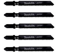 Lames pour scie sauteuse bois, contre-plaqué et PVC (5 pcs) - MAKITA A-85678