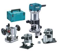 MAKITA Affleureuse-defonceuse multifonction - 710 W Plongee 0 a 35 mm - RT07000CX3J
