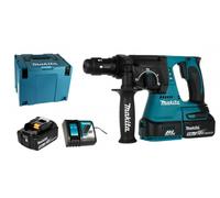 Makita Aku marteau combiné Li-ion LXT 18V/5.0Ah, Makpac DHR243RTJ