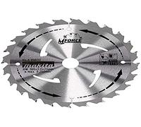 Makita B-08006 M Force Lame de scie circulaire pour couper le bois, 24 dents, 165 x 20 mm - Rouge/argent