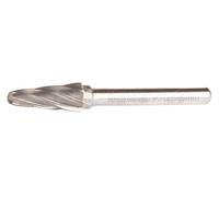 Makita B-52825 Fraise sur tige Carbure de tungstène cône rond Dimension produit, Ø 10 mm Longueur de travail 25 mm Diamètre de