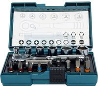 Makita Makita Bit-Set 21 pièces avec clé à cliquet dans boîte plastique B-54081 Quantité:1