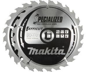 Makita B-62985-2 Jeu de lames de scie circulaire 165 x 20 x 1.4 mm Nombre de dents: 25 2 pc(s)