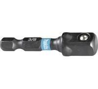 Adaptateur de torsion MAKITA 1/4" IMPACT NOIR, carré 3/8", 50 mm B-66868