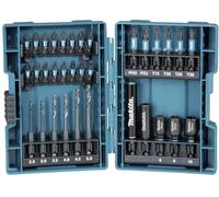 Makita B-66896 B-66896 33 pièces Assortiment de forets et dembouts métal 2.5 mm, 3 mm, 4 mm, 4.5 mm, 5 mm