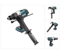 Makita Bhp 458 Z Lxt Perceuse Visseuse À Percussion Sans Fil Lxt 18 V Li-ion Solo - Uniquement Outil Sans Accessoires, Avec Poignée Latérale