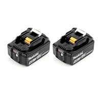 Makita BL 1850 B Lot de 2 batteries Li-ion avec affichage LED 18 V 5 Ah 5000 mAh