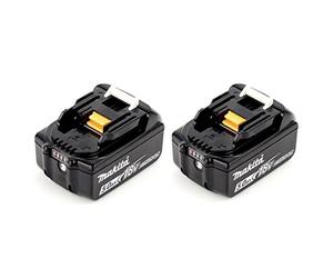Makita BL 1850 B Lot de 2 batteries Li-ion avec affichage LED 18 V 5 Ah 5000 mAh