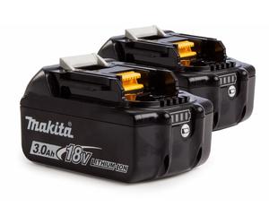 Makita BL1830 - Lot De 2 Batteries Li-Ion 18V - 3,0 Ah (2 Pcs)