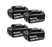Makita BL1860B 18V Li-ion Batterie - 6.0Ah (4pcs)