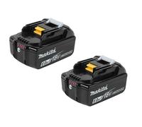Makita BL1860B - Pack De Batteries Li-ion 18V - 6,0 Ah (2 Pièces)