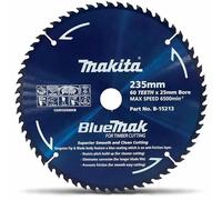 Makita Bluemak Lame de scie à pointe en carbure de tungstène 235 mm x 25 mm x 60 dents