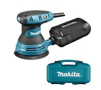 Makita BO5031K Ponceuse Orbitale Rotative 300 W 220 V Disque 12,5 cm Bleu