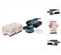 Makita BO5041J Ponceuse excentrique 125 mm 300 W + 4x Sets de ponçage Toolbrothers TURTLE