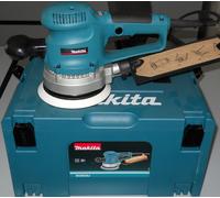 MAKITA BO6030JX Ponceuse Orbitale 310 W 220 V + 30 Disques Abrasifs + 1 Plateau