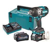 MAKITA Boulonneuse à chocs 40 V (machine complète) 2 batteries 4Ah en coffret MAKPAC - MAKITA - TW001GM201