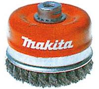 Makita Brosse boisseau à fils acier torsadés pour meuleuses d'angle 115 à 150 mm - P-04488