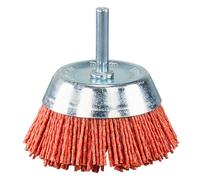 MAKITA Brosse boisseau en nylon, grossière, tige cylindrique, 75 mm D-45521