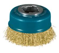 MAKITA Brosse coupe en fil de cuivre ondulé diamètre 0,3 mm X-LOCK 75 mm D-73433