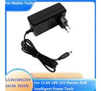 Makita - chargeur de batterie au Lithium 21V 12.6V, 2a 3a pour perceuse électrique 18V, adaptateur d'outil électrique Intelligent, transformateur pour batterie 18V 21V 3A EU