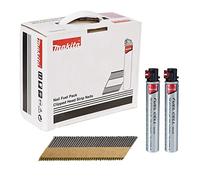 Makita Clous 34° tête (D) lisses galvanisés à chaud cloueur pneumatique et gaz Alésage 3,1mm, Longueur 76mm, Qté 2000 - MAKITA - P-77132