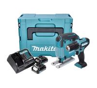 Makita CLX 237 SAJ Kit spécial batterie DF 333 D Perceuse-visseuse à percussion sans fil + JV 101 D Scie sauteuse sans fil + 2x batterie 2,0 Ah + chargeur + Makpac