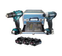 Makita Pack perceuse-visseuse sans fil CLX228SAX2 12 V 2 Ah