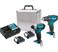 Makita COMBO WerkzeugSET DF333D + TD110D (2x1.5Ah Koffer) Perceuse-visseuse à percussion