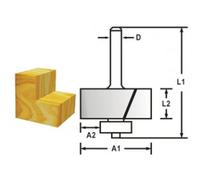 MAKITA Couteau pliant avec tige de roulement 8 mm, 31,8x12,2x54,6 mm D-48739