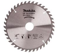 MAKITA D-03903 - Disco de sierra standard de 185x1.8 llanta 1.2 mm 16z 20 grados eje de 30 arandela reduccion 20