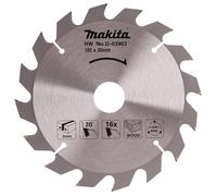Makita Lame carbure standard bois, pour scies circulaires, 185x30/16Z - D-03903